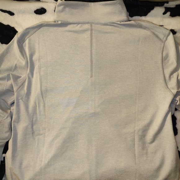 Lululemon Men's Long Sleeve Half Zip Gray Heather - Picture 5 of 5